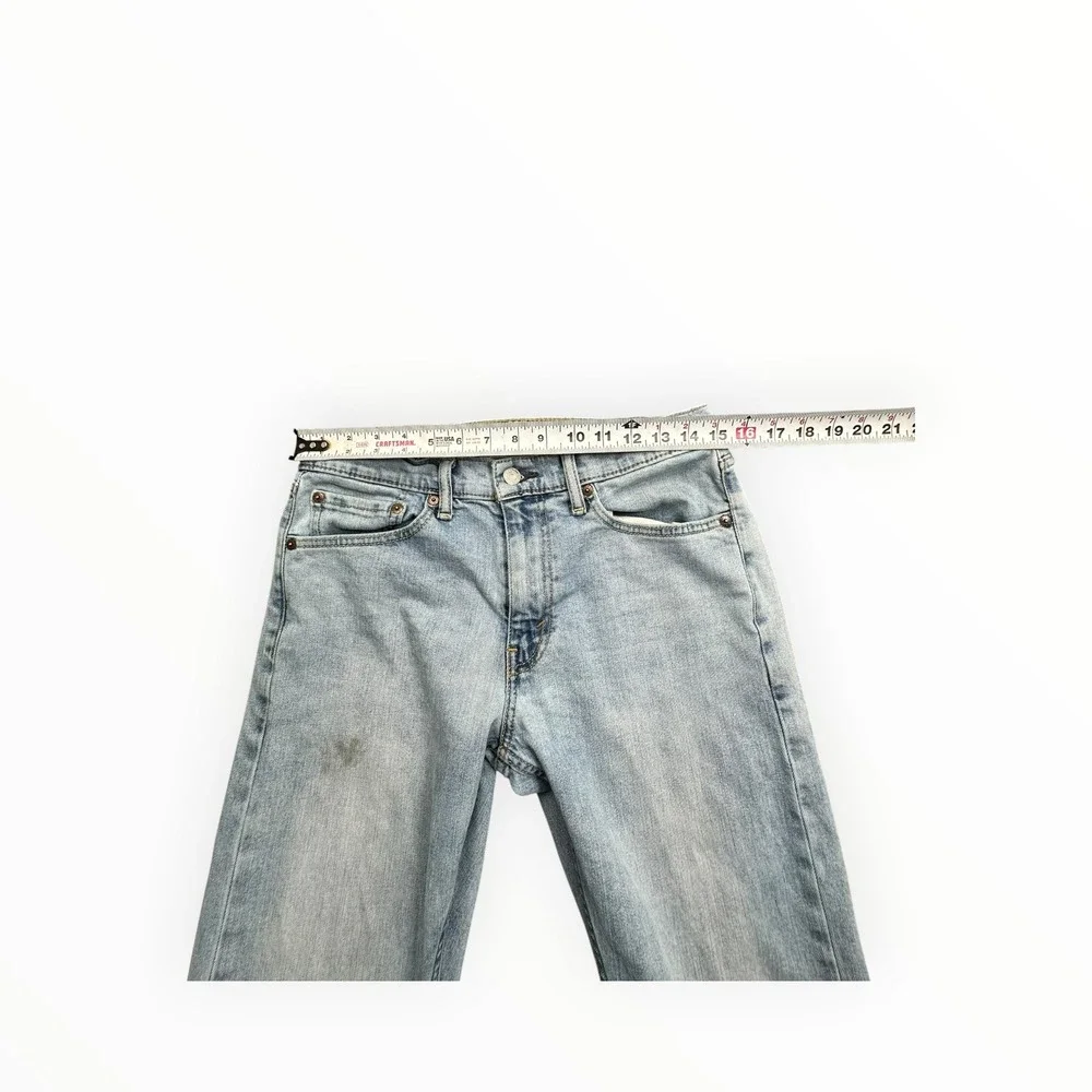 Levi's Jeans Mens 31x30 Light Wash 514 Straight Leg Denim Classic Casual‎